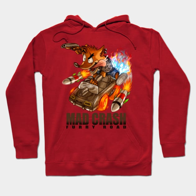 Mad Crash Hoodie by RySpirit